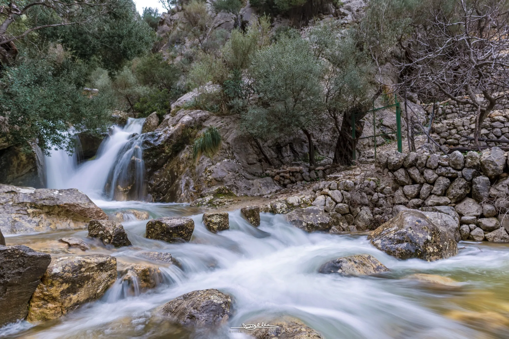 Mountain streams and stone landscapes in the Tramuntana range